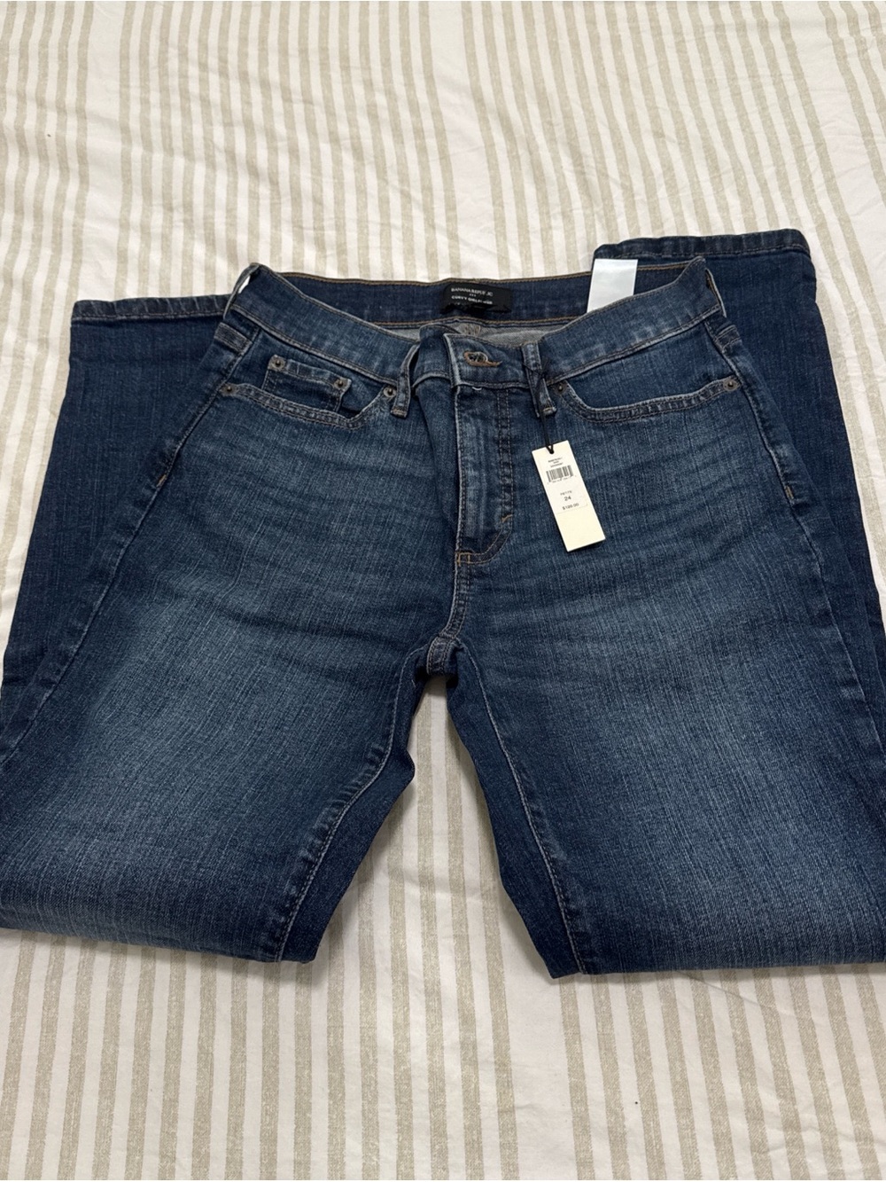 Banana Republic Dark Indigo Straight Leg Jeans